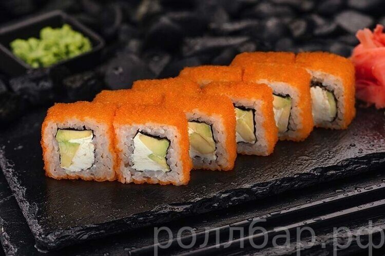 РОЛЛ КАЛИФОРНИЯ С СЫРОМ